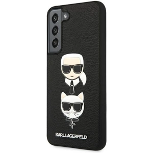 Kup Case Karl Lagerfeld KLHCS22SSAKICKCBK Samsung Galaxy S22 schwarz/black Saffiano Karl & Choupette Head - KLD848BLK - {ean13} - Sklep Home Screen