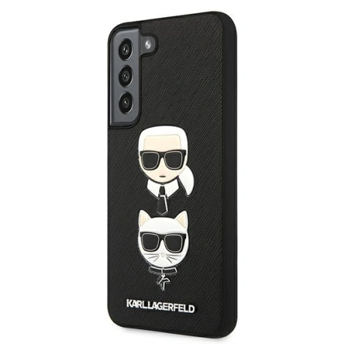 Kup Case Karl Lagerfeld KLHCS22SSAKICKCBK Samsung Galaxy S22 schwarz/black Saffiano Karl & Choupette Head - KLD848BLK - {ean13} - Sklep Home Screen