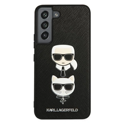 Kup Case Karl Lagerfeld KLHCS22SSAKICKCBK Samsung Galaxy S22 schwarz/black Saffiano Karl & Choupette Head - KLD848BLK - {ean13} - Sklep Home Screen