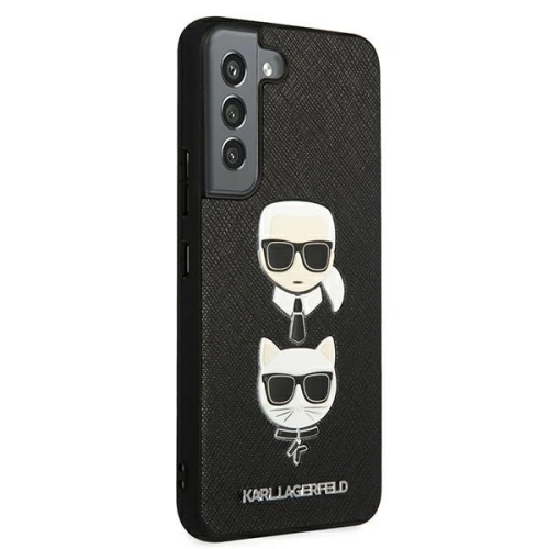 Kup Case Karl Lagerfeld KLHCS22SSAKICKCBK Samsung Galaxy S22 schwarz/black Saffiano Karl & Choupette Head - KLD848BLK - {ean13} - Sklep Home Screen