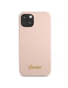 Kup Etui Guess GUHMP13MLSLMGLP Apple iPhone 13 roz cu lumina/roz deschis hardcase Silicon Script Logo Aur Magsafe - GUE1627PNK - {ean13} - Sklep Home Screen