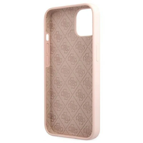 Kup Etui Guess GUHMP13MLSLMGLP Apple iPhone 13 roz cu lumina/roz deschis hardcase Silicon Script Logo Aur Magsafe - GUE1627PNK - {ean13} - Sklep Home Screen