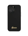 Buy Guess GUHMP13XLSLMGBK Apple iPhone 13 Pro Max czarny hardcase Silicone Script Gold Logo - GUE1628BLK - {ean13} - Home Screen Store Europe