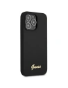 Kup Case Guess GUHMP13XLSLMGBK Apple iPhone 13 Pro Max schwarz/czarny hardcase Silikon Script Gold Logo - GUE1628BLK - {ean13} - Sklep Home Screen