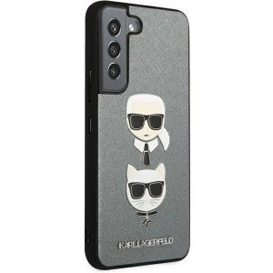 Kup Etui Karl Lagerfeld KLHCS22SSAKICKCSL Samsung Galaxy S22 argintiu/silver Saffiano Karl & Choupette Head - KLD849SLV - {ean13} - Sklep Home Screen