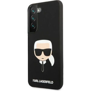 Kup Etui Karl Lagerfeld KLHCS22SSLKHBK Samsung Galaxy S22 negru/black hardcase Silicon Karl`s Head - KLD850BLK - {ean13} - Sklep Home Screen