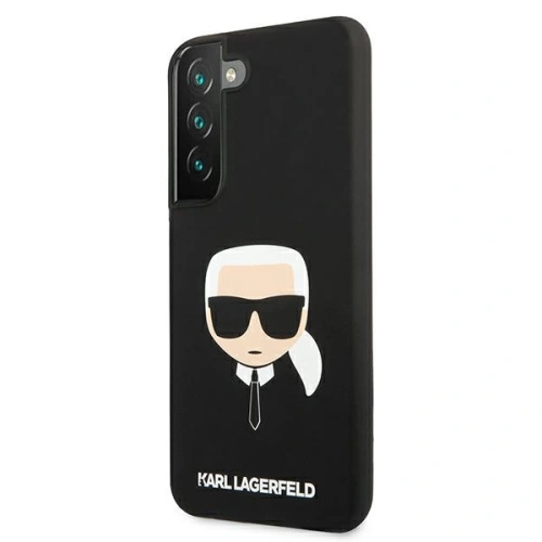 Kup Etui Karl Lagerfeld KLHCS22SSLKHBK Samsung Galaxy S22 negru/black hardcase Silicon Karl`s Head - KLD850BLK - {ean13} - Sklep Home Screen