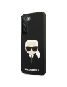 Kup Etui Karl Lagerfeld KLHCS22SSLKHBK Samsung Galaxy S22 negru/black hardcase Silicon Karl`s Head - KLD850BLK - {ean13} - Sklep Home Screen