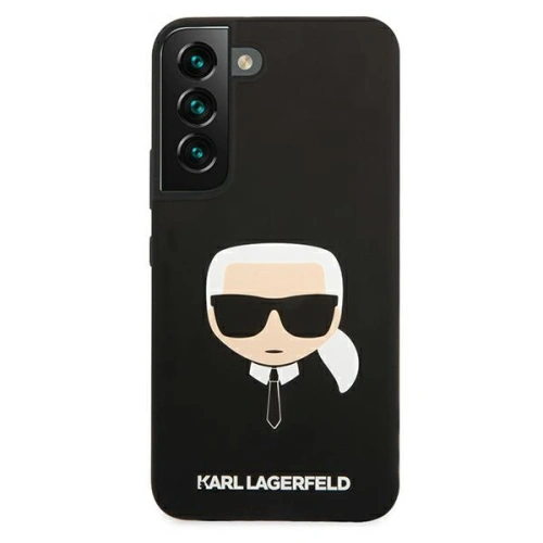 Kup Etui Karl Lagerfeld KLHCS22SSLKHBK Samsung Galaxy S22 černý/black hardcase Silicone Karl`s Head - KLD850BLK - {ean13} - Sklep Home Screen