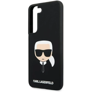Kup Etui Karl Lagerfeld KLHCS22SSLKHBK Samsung Galaxy S22 negru/black hardcase Silicon Karl`s Head - KLD850BLK - {ean13} - Sklep Home Screen