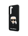 Kup Etui Karl Lagerfeld KLHCS22SSLKHBK Samsung Galaxy S22 negru/black hardcase Silicon Karl`s Head - KLD850BLK - {ean13} - Sklep Home Screen