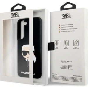 Kup Etui Karl Lagerfeld KLHCS22SSLKHBK Samsung Galaxy S22 negru/black hardcase Silicon Karl`s Head - KLD850BLK - {ean13} - Sklep Home Screen