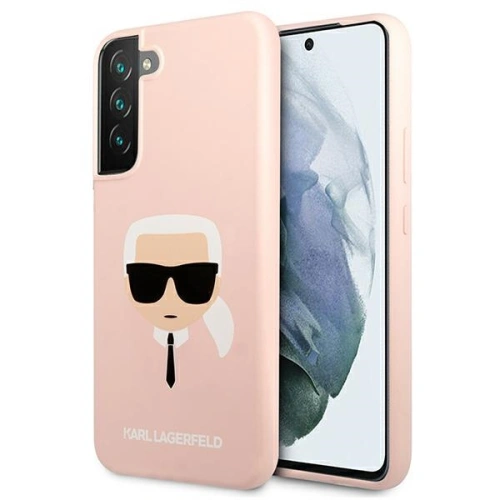 Kup Case Karl Lagerfeld KLHCS22SSLKHPI Samsung Galaxy S22 rosal/pink Hardcase Silikon Karls Kopf - KLD851PNK - {ean13} - Sklep Home Screen