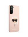 Kup Case Karl Lagerfeld KLHCS22SSLKHPI Samsung Galaxy S22 rosal/pink Hardcase Silikon Karls Kopf - KLD851PNK - {ean13} - Sklep Home Screen