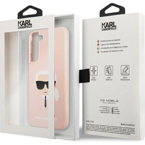 Kup Etui Karl Lagerfeld KLHCS22SSLKHPI Samsung Galaxy S22 roz/pink hardcase Silicone Karl`s Head - KLD851PNK - {ean13} - Sklep Home Screen