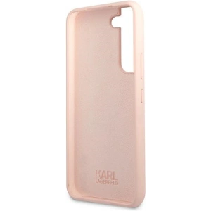 Kup Etui Karl Lagerfeld KLHCS22SSSKCI Samsung Galaxy S22 hardcase roz luminos/light pink Silicon Ikonik Karl & Choupette - KLD852PNK - {ean13} - Sklep Home Screen