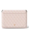 Etui Guess Sleeve GUCS14P4TP 13/14 hüvelyk rózsaszín/pink 4G Uptown Triangle logó