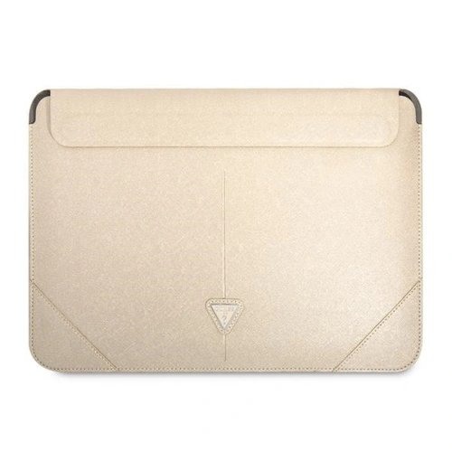 Kup Etui Guess Sleeve GUCS14PSATLE 13/14 colos bézs Saffiano Triangle Logo - GUE1634BEI - {ean13} - Sklep Home Screen