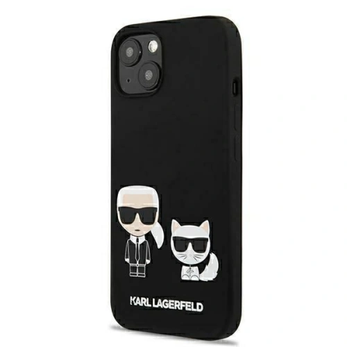 Kup Etui Karl Lagerfeld KLHMP13MSSKCK Apple iPhone 13 hardcase negru/black Silicon Karl & Choupette Magsafe - KLD856BLK - {ean13} - Sklep Home Screen