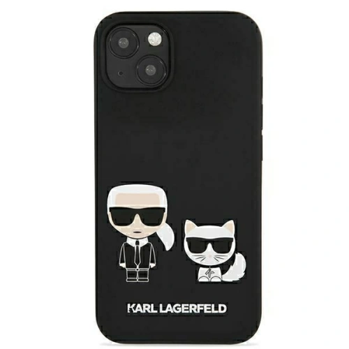 Kup Etui Karl Lagerfeld KLHMP13MSSKCK Apple iPhone 13 hardcase negru/black Silicon Karl & Choupette Magsafe - KLD856BLK - {ean13} - Sklep Home Screen