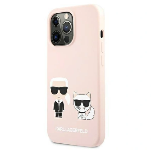 Kup Etui Karl Lagerfeld KLHMP13XSSKCI Apple iPhone 13 Pro Max hardcase világosrózsaszín/színes szilikon Ikonik Karl & Choupette Magsa - KLD857PNK - {ean13} - Sklep Home Screen