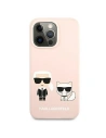 Kup Etui Karl Lagerfeld KLHMP13XSSKCI Apple iPhone 13 Pro Max hardcase világosrózsaszín/színes szilikon Ikonik Karl & Choupette Magsa - KLD857PNK - {ean13} - Sklep Home Screen