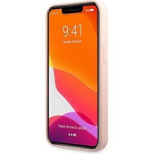 Etui Karl Lagerfeld KLHMP13XSSKCI Apple iPhone 13 Pro Max hardcase jasnoróżowy/light pink Silicone Ikonik Karl & Choupette Magsa