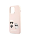 Kup Etui Karl Lagerfeld KLHMP13XSSKCI Apple iPhone 13 Pro Max hardcase világosrózsaszín/színes szilikon Ikonik Karl & Choupette Magsa - KLD857PNK - {ean13} - Sklep Home Screen