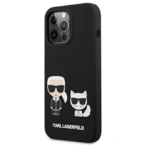 Kup Etui Karl Lagerfeld KLHMP13XSSKCK Apple iPhone 13 Pro Max hardcase černý/black silikon Karl & Choupette Magsafe - KLD858BLK - {ean13} - Sklep Home Screen