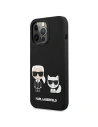 Kup Etui Karl Lagerfeld KLHMP13XSSKCK Apple iPhone 13 Pro Max hardcase negru/black Silicone Karl & Choupette Magsafe - KLD858BLK - {ean13} - Sklep Home Screen