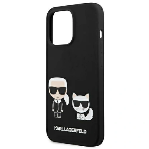 Kup Etui Karl Lagerfeld KLHMP13XSSKCK Apple iPhone 13 Pro Max hardcase černý/black silikon Karl & Choupette Magsafe - KLD858BLK - {ean13} - Sklep Home Screen