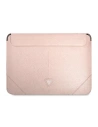Etui Guess Sleeve GUCS14PSATLP 13/14 palců růžový/pink Saffiano Triangle Logo