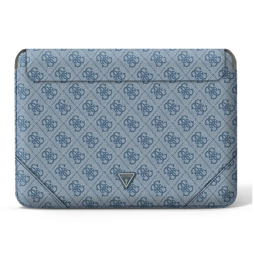 Kup Etui Guess Sleeve GUCS16P4TB 16 cali niebieski/blue 4G Uptown Triangle logo - GUE1638BLU - {ean13} - Sklep Home Screen