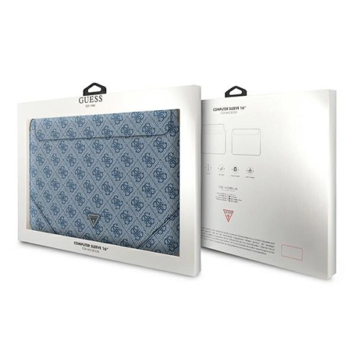 Kup Etui Guess Sleeve GUCS16P4TB 16 palců modrý/blue 4G Uptown Triangle logo - GUE1638BLU - {ean13} - Sklep Home Screen