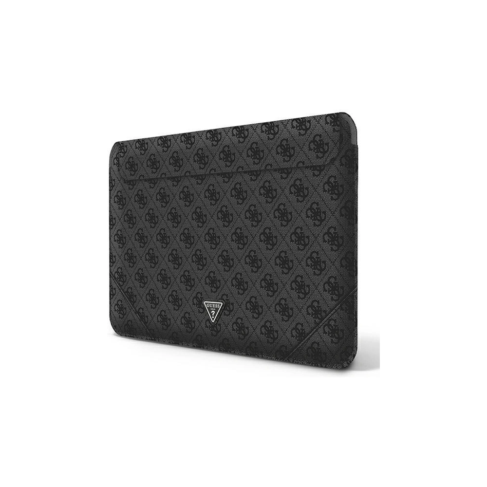 Etui Guess Sleeve GUCS16P4TK 16 cali czarny/black 4G Uptown Triangle logo