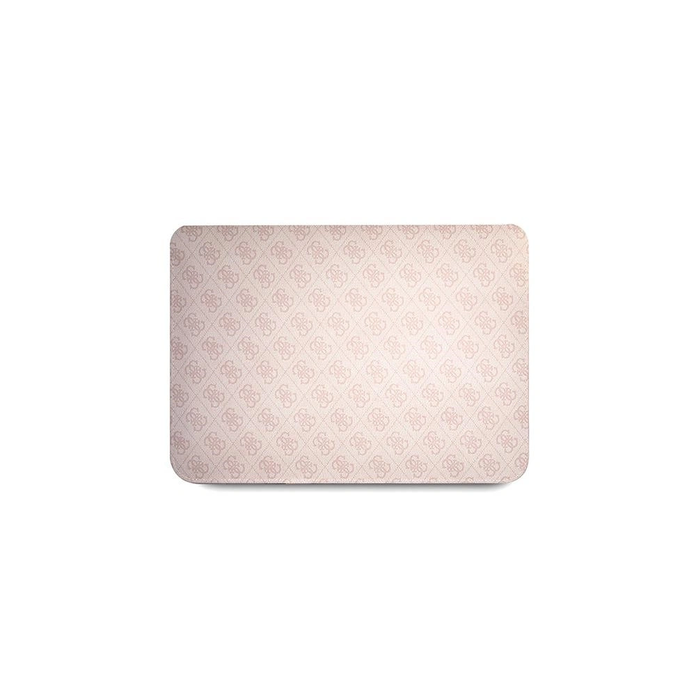Etui Guess Sleeve GUCS16P4TP 16 cali rożowy/pink 4G Uptown Triangle logo