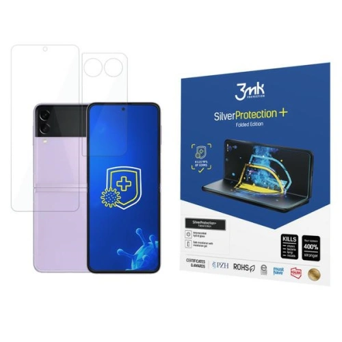Kup Antimikrobielle Schutzfolie 3MK Silver Protect+ Folded Edition Samsung Galaxy Z Flip 3 5G - 3MK2729 - {ean13} - Sklep Home Screen
