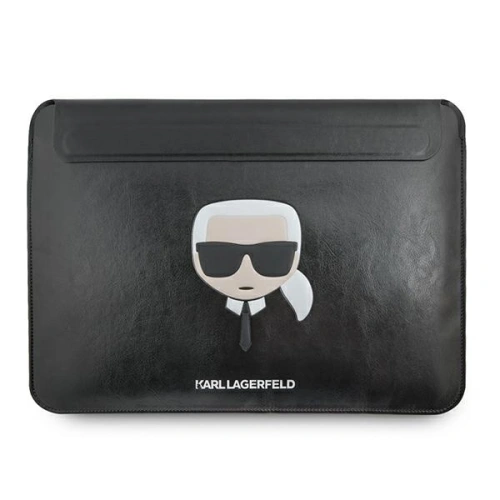 Kup Case Karl Lagerfeld Sleeve KLCS14KHBK 13/14 Zoll schwarz/black Ikonik Karl's Head - KLD860BLK - {ean13} - Sklep Home Screen