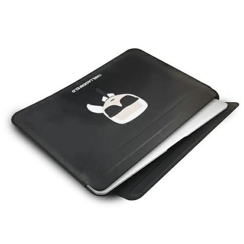 Kup Case Karl Lagerfeld Sleeve KLCS14KHBK 13/14 Zoll schwarz/black Ikonik Karl's Head - KLD860BLK - {ean13} - Sklep Home Screen