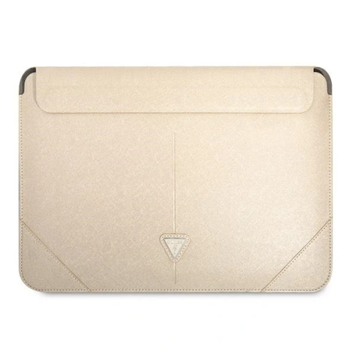 Kup Etui Guess Sleeve GUCS16PSATLE 16 palců béžový/beige Saffiano Triangle Logo - GUE1642BEI - {ean13} - Sklep Home Screen