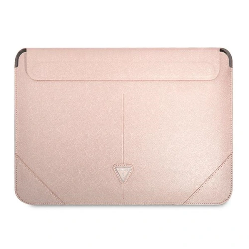 Kup Etui Guess Sleeve GUCS16PSATLP 16 palců růžový/pink Saffiano Triangle Logo - GUE1645PNK - {ean13} - Sklep Home Screen