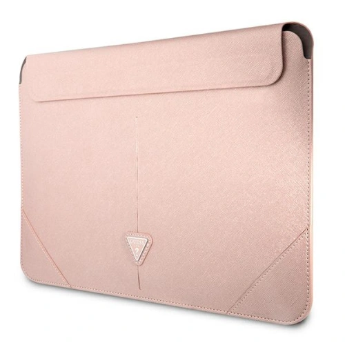 Kup Etui Guess Sleeve GUCS16PSATLP 16 palců růžový/pink Saffiano Triangle Logo - GUE1645PNK - {ean13} - Sklep Home Screen
