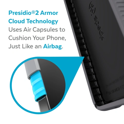 Kup Case Speck Presidio2 Grip MICROBAN Samsung Galaxy S22+ Plus (Graphitgrau/Schwarz) - SPK315GRYBLK - {ean13} - Sklep Home Screen