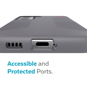Speck Presidio2 Grip MICROBAN Samsung Galaxy S22+ Plus (Graphite Grey/Black)