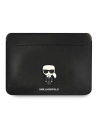 Etui Karl Lagerfeld Sleeve KLCS16PISFBK 16 palců černý/black Saffiano Ikonik Karl