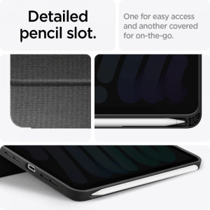 Kup Etui Spigen Urban Fit Apple iPad mini 2021 (6. generációs) / iPad mini 8.3" 2024 7gen Fekete - SPN2163BLK - {ean13} - Sklep Home Screen
