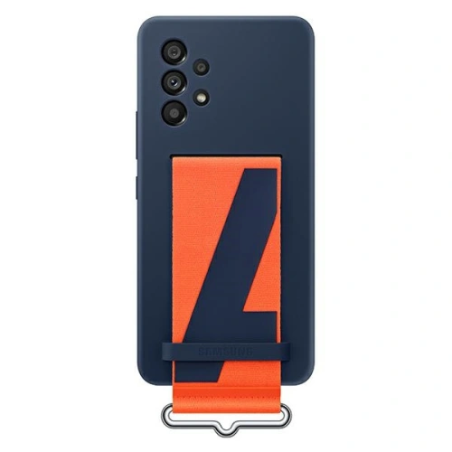 Kup Etui Samsung Galaxy A53 5G EF-GA536TN granátový/navy silikonový obal s popruhem - SMG643NAV - {ean13} - Sklep Home Screen