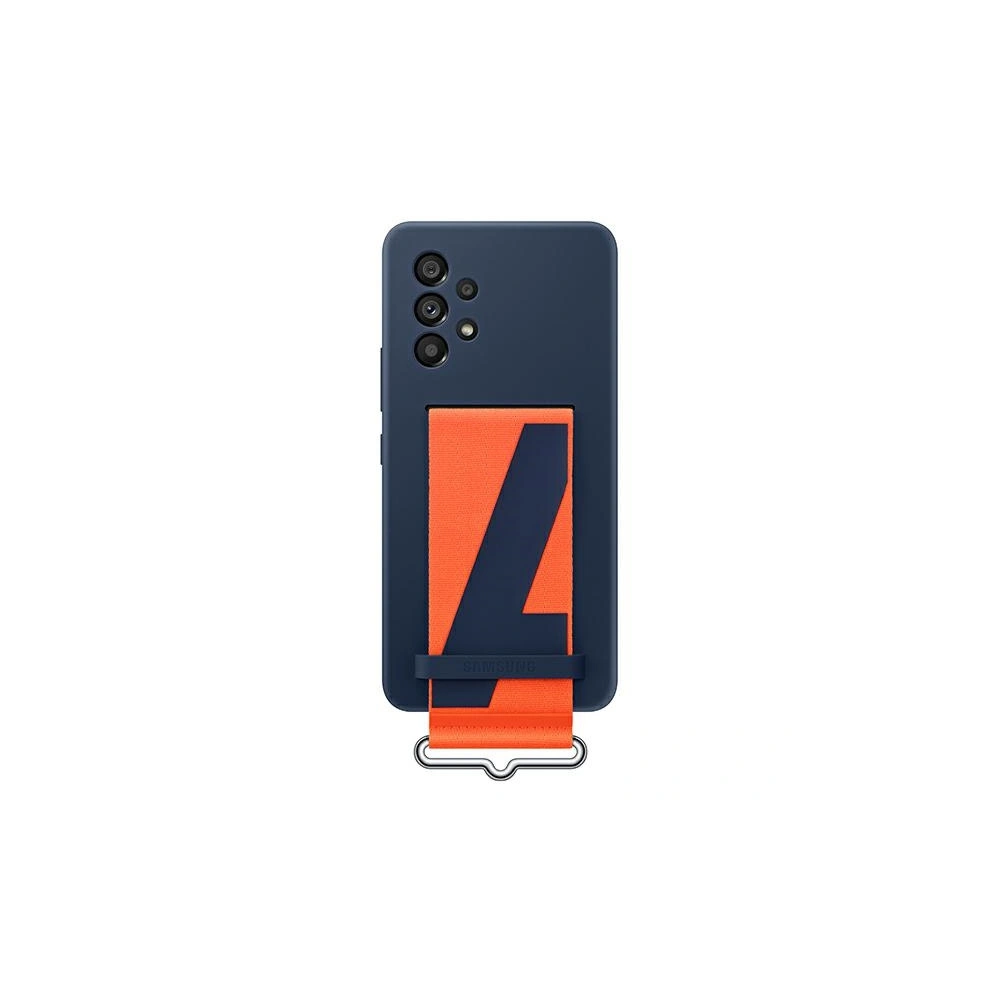 Etui Samsung Galaxy A53 5G EF-GA536TN granatowy/navy Silicone Cover Strap