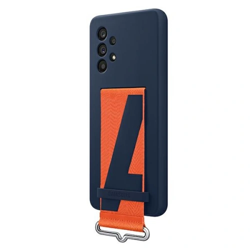 Kup Etui Samsung Galaxy A53 5G EF-GA536TN granátový/navy silikonový obal s popruhem - SMG643NAV - {ean13} - Sklep Home Screen
