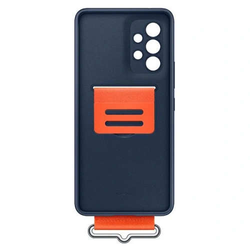 Kup Etui Samsung Galaxy A53 5G EF-GA536TN granátový/navy silikonový obal s popruhem - SMG643NAV - {ean13} - Sklep Home Screen